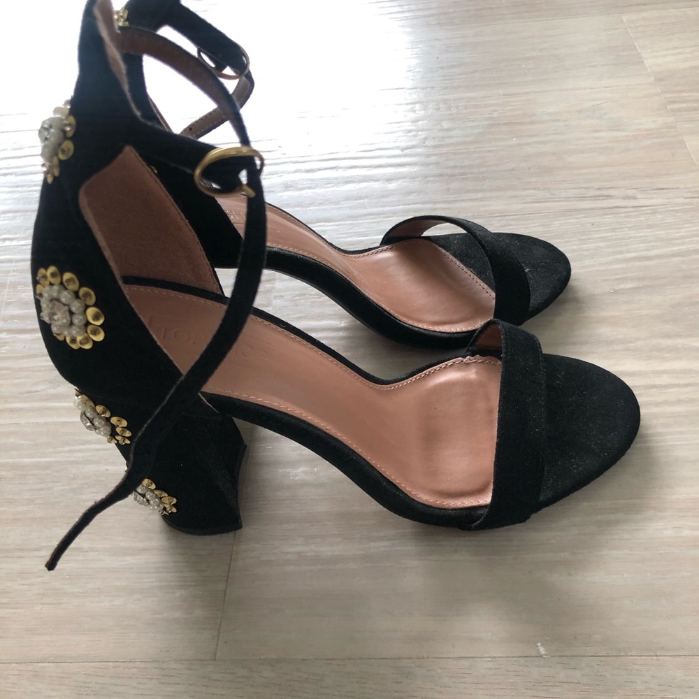 TopShop Black Block Heels